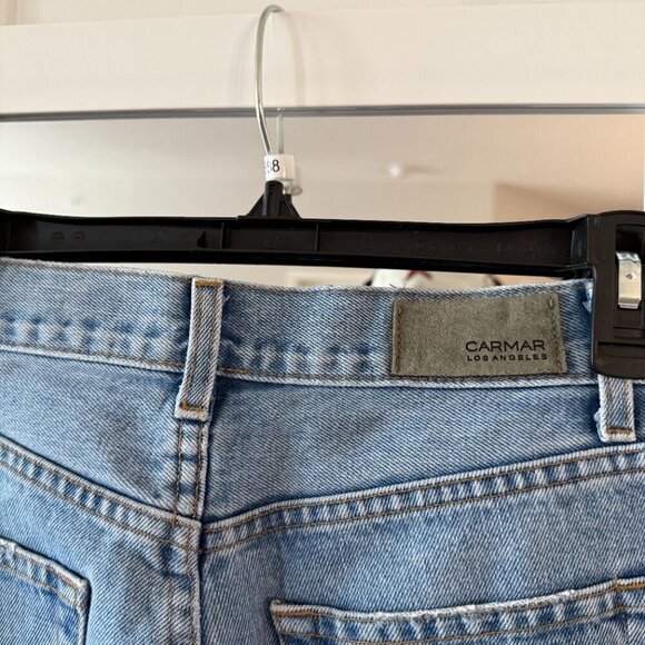 Carmar Destroyed Jeans Size 26 Color Blue - Picture 6 of 6